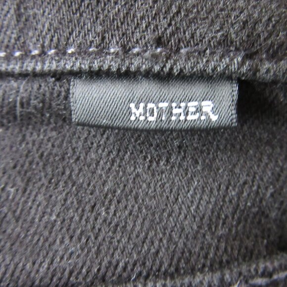 MOTHER Black The Tomcat Ankle 25 Lasting Impression Denim Jeans - Picture 3 of 6